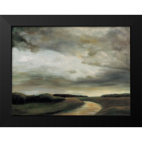 Light on the Water I Black Modern Wood Framed Art Print by Mitchell, Todd