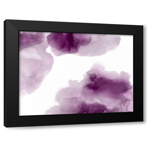 Elevate in Amethyst Black Modern Wood Framed Art Print with Double Matting by Mitchell, Lauren