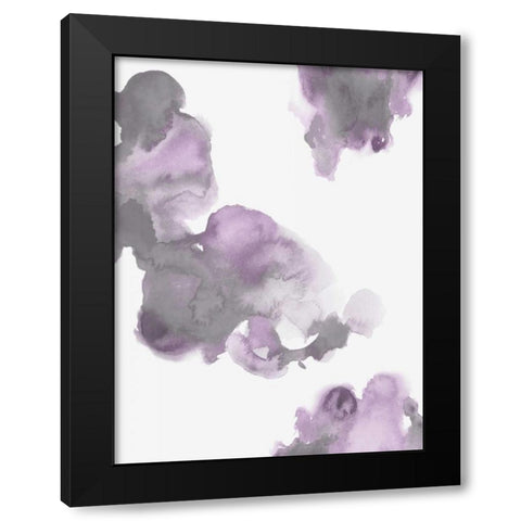 Elevate in Lavender I Black Modern Wood Framed Art Print by Mitchell, Lauren