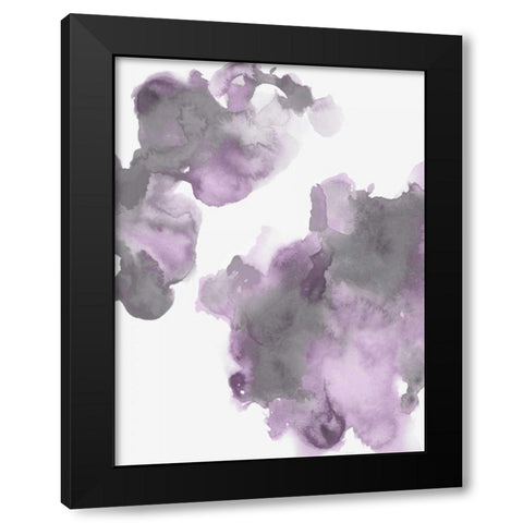 Elevate in Lavender II Black Modern Wood Framed Art Print by Mitchell, Lauren
