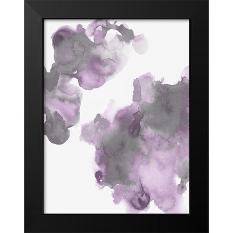 Elevate in Lavender II Black Modern Wood Framed Art Print by Mitchell, Lauren
