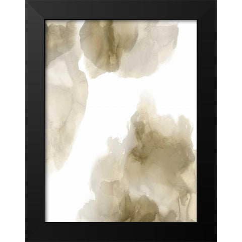 Elevate in Neutral II Black Modern Wood Framed Art Print by Mitchell, Lauren