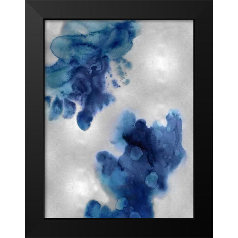 Entice in Indigo II Black Modern Wood Framed Art Print by Mitchell, Lauren