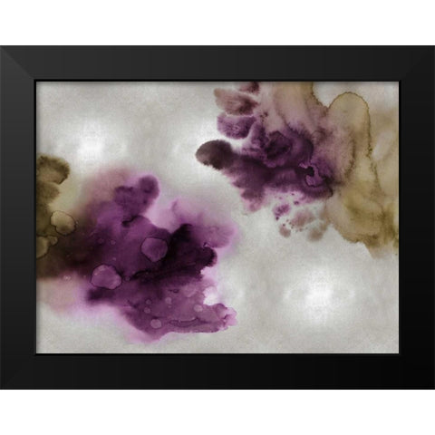 Tempting III in Silver Black Modern Wood Framed Art Print by Mitchell, Lauren