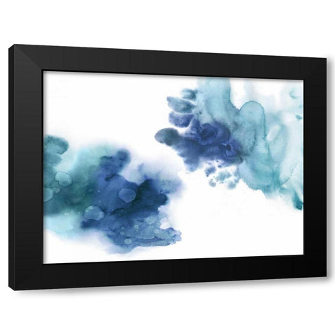 Tempting in Blue Black Modern Wood Framed Art Print with Double Matting by Mitchell, Lauren