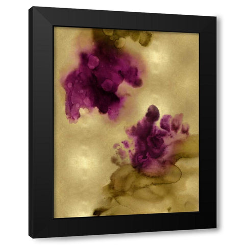 Tempting in Gold Black Modern Wood Framed Art Print with Double Matting by Mitchell, Lauren