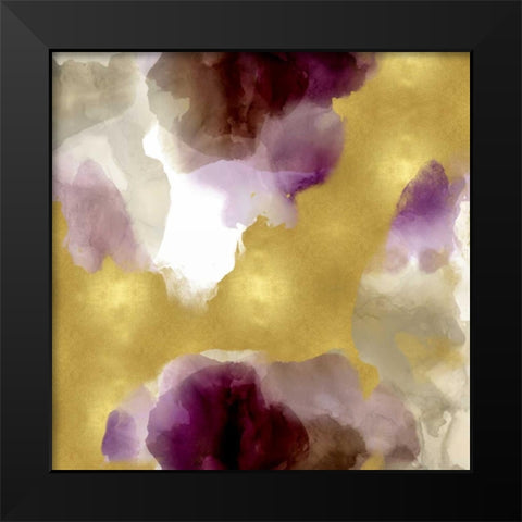 Whisper in Plum Black Modern Wood Framed Art Print by Mitchell, Lauren