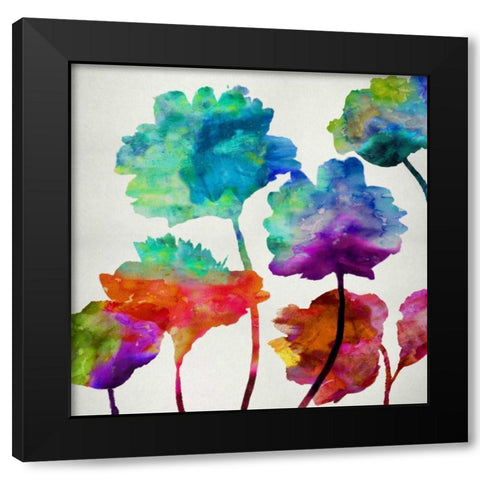 In Full Bloom II Black Modern Wood Framed Art Print by Austin, Vanessa