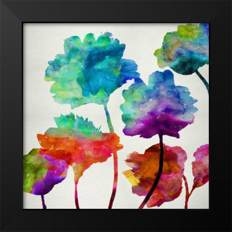 In Full Bloom II Black Modern Wood Framed Art Print by Austin, Vanessa