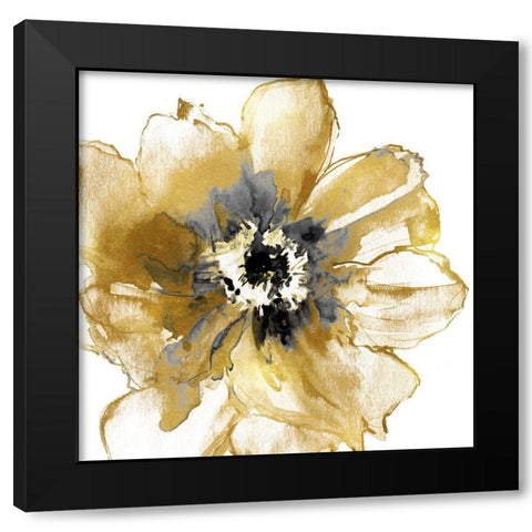 Golden I Black Modern Wood Framed Art Print with Double Matting by Austin, Vanessa