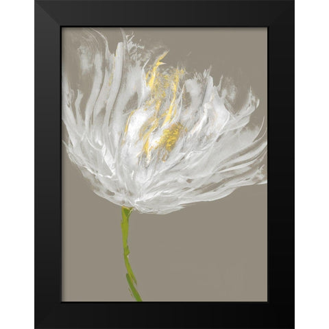 White Tulips I Black Modern Wood Framed Art Print by Austin, Vanessa