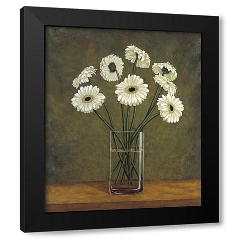 Vase de marguerite Black Modern Wood Framed Art Print by Huntington, Virginia