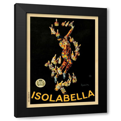 Isolabella-1910 Black Modern Wood Framed Art Print by Cappiello, Leonetto