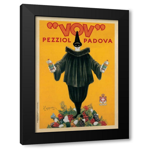 Vov-1922 Black Modern Wood Framed Art Print with Double Matting by Cappiello, Leonetto