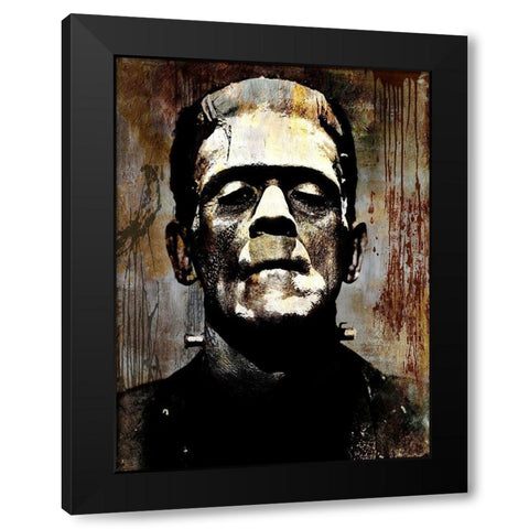 Frankenstein I Black Modern Wood Framed Art Print by Wagner, Martin