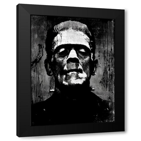 Frankenstein II Black Modern Wood Framed Art Print by Wagner, Martin
