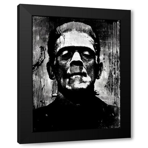 Frankenstein II Black Modern Wood Framed Art Print with Double Matting by Wagner, Martin
