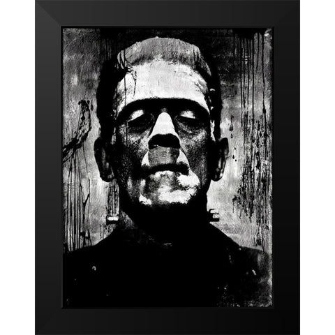 Frankenstein II Black Modern Wood Framed Art Print by Wagner, Martin