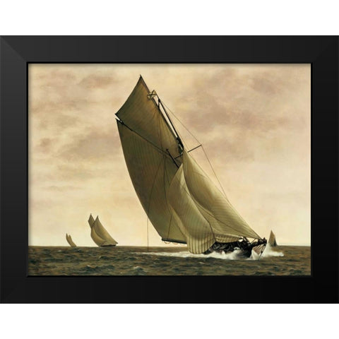 Newport-1903 Black Modern Wood Framed Art Print by Matthews, William