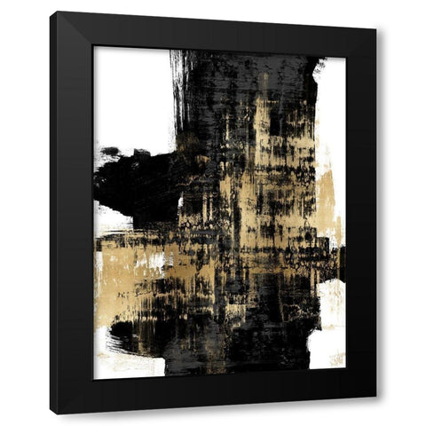 Resounding I Black Modern Wood Framed Art Print with Double Matting by Wise, Alex