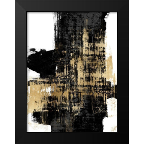 Resounding I Black Modern Wood Framed Art Print by Wise, Alex