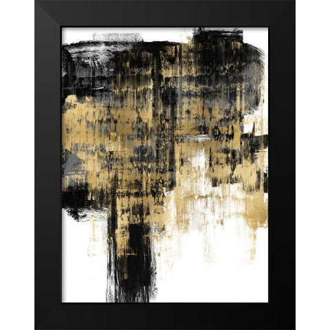 Resounding II Black Modern Wood Framed Art Print by Wise, Alex