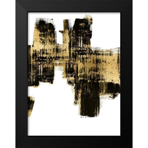 Resounding III Black Modern Wood Framed Art Print by Wise, Alex