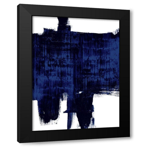Mignight Ramblin I Black Modern Wood Framed Art Print with Double Matting by Wise, Alex