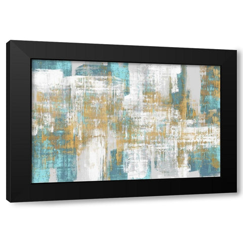 Gestures Black Modern Wood Framed Art Print by Wise, Alex