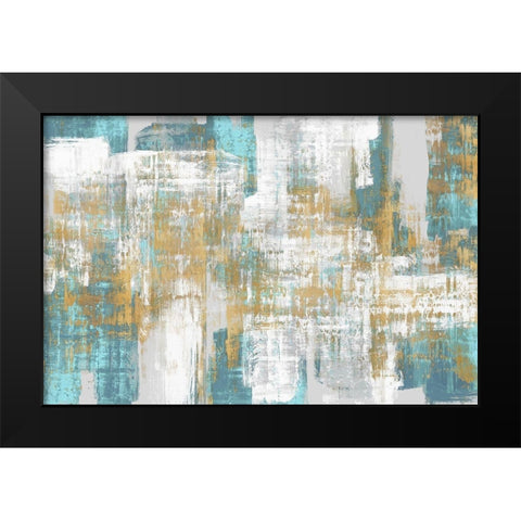 Gestures Black Modern Wood Framed Art Print by Wise, Alex