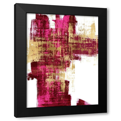 Dynamic I Black Modern Wood Framed Art Print with Double Matting by Wise, Alex