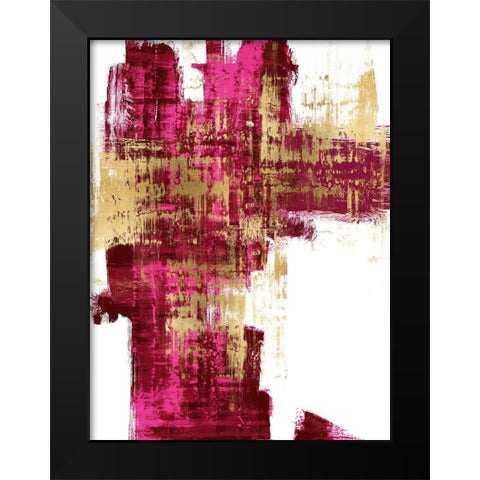Dynamic I Black Modern Wood Framed Art Print by Wise, Alex