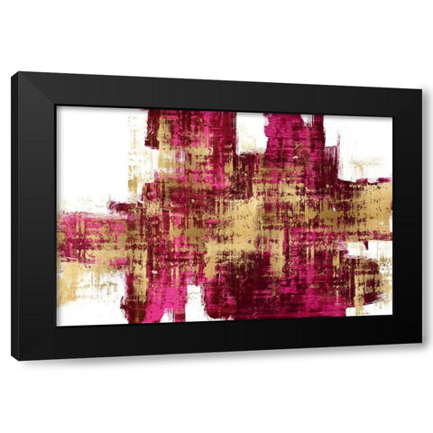 Dynamic III Black Modern Wood Framed Art Print by Wise, Alex