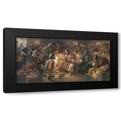 Servant of All Black Modern Wood Framed Art Print by Seward, James