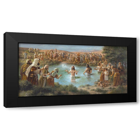 This is my son Black Modern Wood Framed Art Print with Double Matting by Seward, James