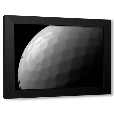 Golfball Black Modern Wood Framed Art Print with Double Matting by Reynolds, Richard