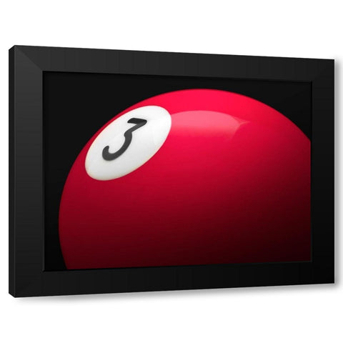 Red 3 Black Modern Wood Framed Art Print with Double Matting by Reynolds, Richard