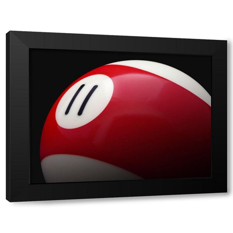 Red 11 Black Modern Wood Framed Art Print with Double Matting by Reynolds, Richard