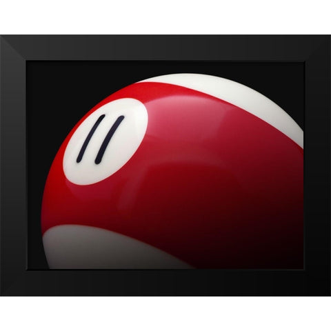 Red 11 Black Modern Wood Framed Art Print by Reynolds, Richard