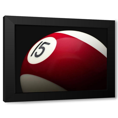 Red 15 Black Modern Wood Framed Art Print by Reynolds, Richard