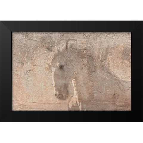 The Dancer Black Modern Wood Framed Art Print by Dawson, Robert