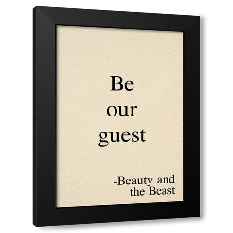 RFBEGUST Black Modern Wood Framed Art Print with Double Matting by UNKNOWN