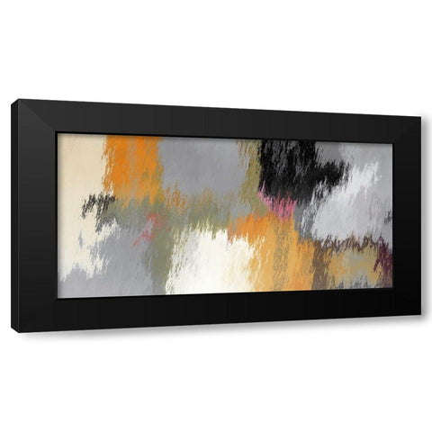 Color Blend II Black Modern Wood Framed Art Print with Double Matting by Bolokofsky, Ronald
