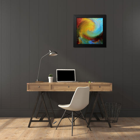 Pipeline II Black Modern Wood Framed Art Print by Bolokofsky, Ronald