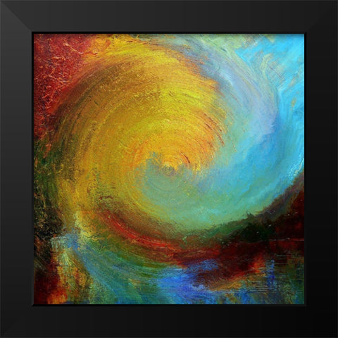 Pipeline II Black Modern Wood Framed Art Print by Bolokofsky, Ronald