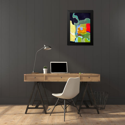 Mixed Bag I Black Modern Wood Framed Art Print by Bolokofsky, Ronald