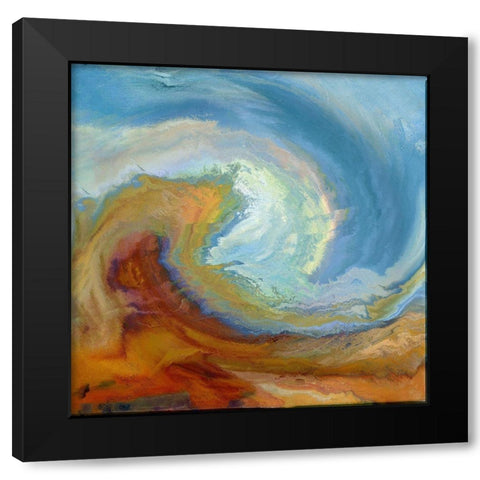 Pipeline IV Black Modern Wood Framed Art Print by Bolokofsky, Ronald