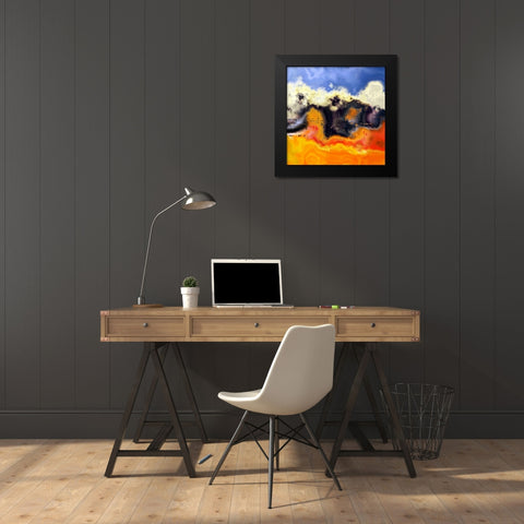 Beyond  the Clouds I Black Modern Wood Framed Art Print by Bolokofsky, Ronald