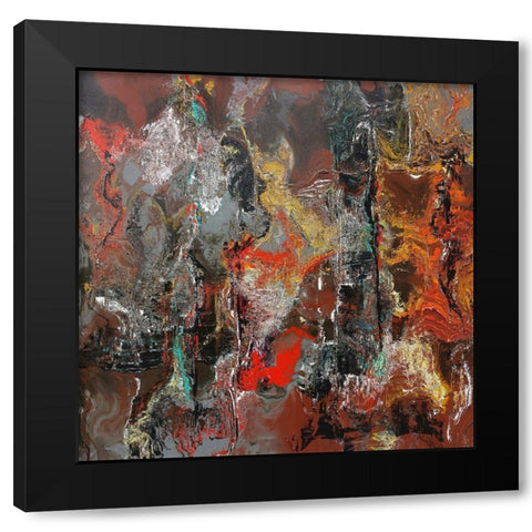 Rusty II Black Modern Wood Framed Art Print by Bolokofsky, Ronald