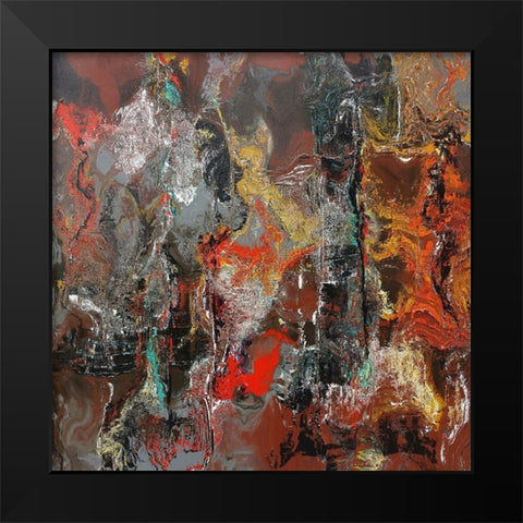 Rusty II Black Modern Wood Framed Art Print by Bolokofsky, Ronald